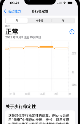 南岳iPhone手机维修如何在iPhone开启'步行稳定性通知'