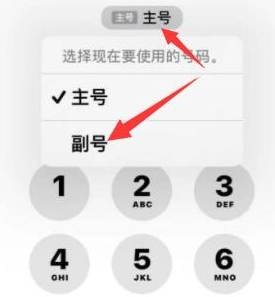 南岳苹果14维修店分享iPhone 14 Pro Max使用副卡打电话的方法 